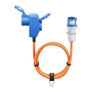 goobay Camping Adapterleitung orange