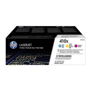 HP 410X (CF252XM) cyan, magenta, gelb Tonerkartuschen, 3er-Set