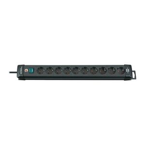brennenstuhl Premium-Line 10-fach Steckdosenleiste mit Schalter 3,0 m schwarz