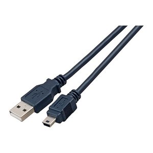 EFB USB2.0 Kabel A-Mini B (5polig),St.-St.,3m,sw,Clas