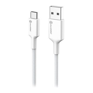 Alogic USB 2.0 Anschlusskabel Typ C -A M/M 1m, wei