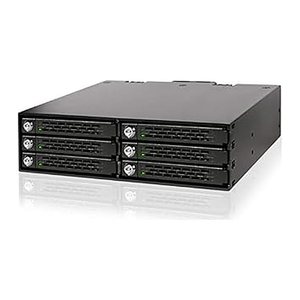 Backplane IcyDock 6x6,3cm SATAI-III in 1x5,25"SSD bis9,5 KEY