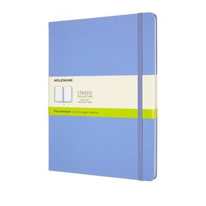 MOLESKINE Notizbuch Classic Collection fester Einband ca. DIN A4 blanko, hortensienblau Hardcover 192 Seiten, 1 St.