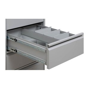 Gürkan Fachteiler für Regale lichtgrau 21,3 cm 15,5 cm
