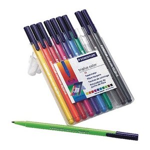 STAEDTLER triplus color Filzstifte farbsortiert, 10 St.