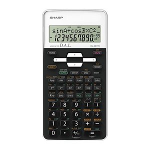 SHARP EL-531TH Wissenschaftlicher Taschenrechner schwarz/weiß