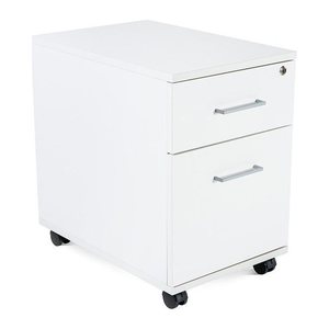 rocada Mobiler Rollcontainer weiß 2 Auszüge 40,0 x 60,0 x 58,0 cm