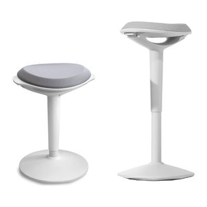 unilux Sitz- & Stehhocker ERGO BOOST 400165092 weiß-grau, 1 St.
