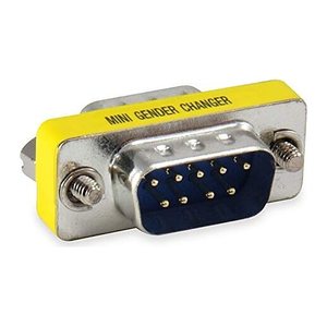 Equip Serial RS232 DB9 Gender Changer St/St mini silber Polybeutel