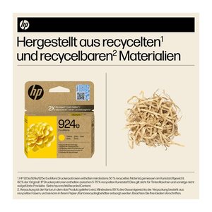 HP 924e(4K0U9NE) gelb Druckerpatrone