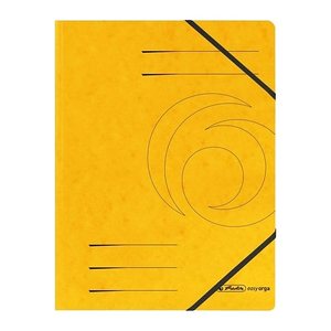 herlitz Eckspanner easy orga DIN A4 gelb, 5 St.