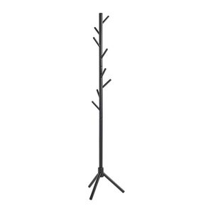 HAKU Möbel Kleiderständer 47579 schwarz Holz 8 Haken 43,0 x 174,0 cm, 1 St.