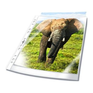 DURABLE Prospekthüllen DIN A4 transparent genarbt 0,06 mm, 100 St.