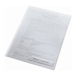LEITZ Prospekthüllen CombiFile DIN A4 transparent genarbt 0,20 mm, 5 St.
