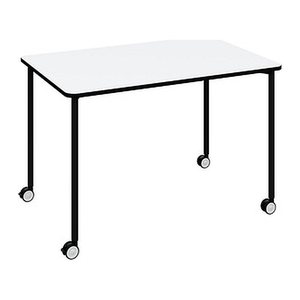 meet powered by PAPERFLOW Flex Office Mehrzwecktisch rechteckig Spanplatte weiß 116,0 x 76,0 x 75,0 cm, 1 St.