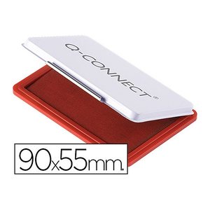 Q-CONNECT Stempelkissen rot 9,0 x 5,5 cm, 1 St.