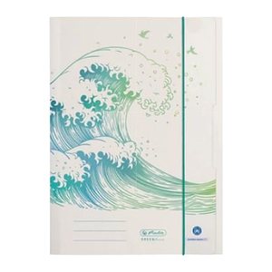 herlitz Sammelmappe Greenline DIN A4 Welle, 1 St.