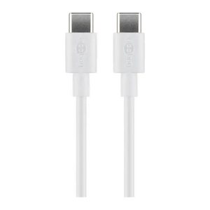 goobay USB C 2.0 Kabel 2,0 m schwarz, 1 St.