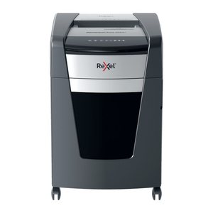 Rexel XP514+ Aktenvernichter mit Partikelschnitt P-5, 2 x 15 mm, bis 14 Blatt, grau