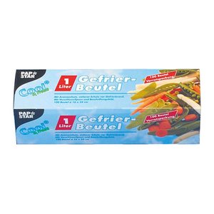 STARPAK Gefrierbeutel 1,0 l, 100 St.