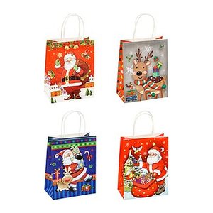 TSI Geschenktüten Weihnachten Serie 3 Motiv sortiert 18,0 x 23,0 cm, 12 St.