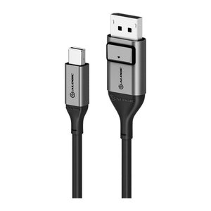 Alogic Displayport Kabel miniDP St. -> DP St. 8K 60 Hz, 2m