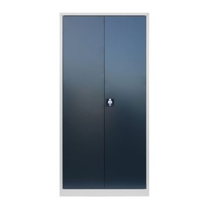ClassiX Putzmittelschrank X-545548 anthrazit, lichtgrau 4 Fachböden 92,0 x 42,0 x 194,5 cm, aufgebaut, 1 St.