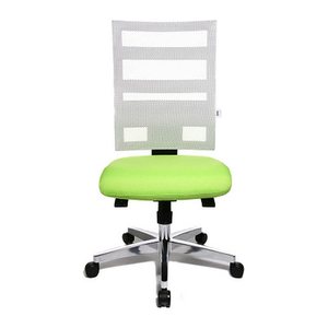 Topstar Bürostuhl X-Pander, 9590T353 Stoff grün, Gestell alu