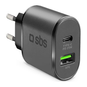 sbs Power-Delivery Ladeadapter schwarz, 25 Watt