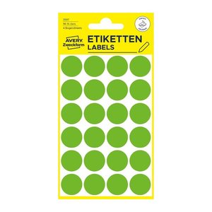AVERY Zweckform Klebepunkte 3597 grün Ø 18,0 mm, 96 St.