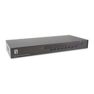LevelOne KVM Switch 8-Port PS/2 USB 1.1x2 VGA Daisy-Chainsw