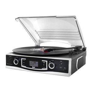 soundmaster PL590SW Plattenspieler schwarz