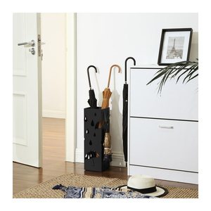 SONGMICS Schirmständer LUC49B schwarz, Metall