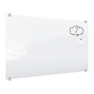 ALLboards Glas-Magnettafel Premium 150,0 x 100,0 cm perlweiß