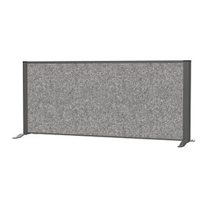 MAUL Akustik-Tischtrennwand MAULconnecto 9851289, dunkelgrau 120,0 x 50,0 cm, 1 St.