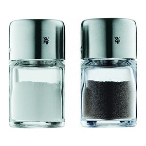 WMF Salz- und Pfefferstreuer Bel Gusto transparent/silber 2-tlg., 1 Set