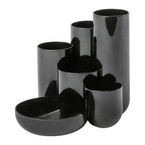 HAN Schreibtisch-Organizer CAMPUS schwarz Polystyrol 6 Fächer 13,1 x 15,4 x 13,7 cm