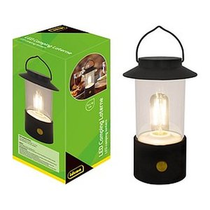 Idena 50125 LED Campinglampe schwarz, 1 St.