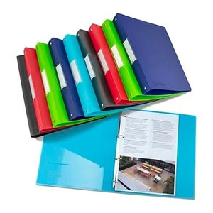 RAPESCO® Ringbuch 4-Ringe grün, rot, schwarz, dunkelblau, hellblau 3,5 cm DIN A4, 10 St.
