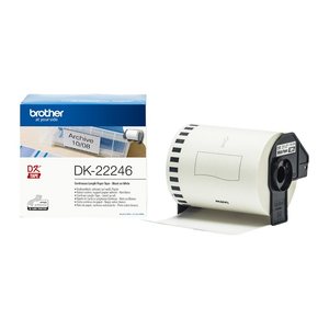 brother Endlospapierrolle für Etikettendrucker DK22246 weiß, 103,0 mm x 30,48 m, 1 Rollen