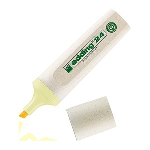 edding Highlighter 24 EcoLine pastell Textmarker gelb, 1 St.