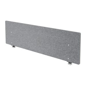 HAMMERBACHER Tischtrennwand VARW18/5, grau 179,5 x 50,0 cm, 1 St.