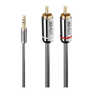 LINDY Audiokabel an Phono 3.5mm Cromo line 0.5m
