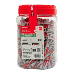 fischer BigBox - DuoPower 8x40 570549 Universaldübel Ø 8 mm x 40 mm, 450 St.