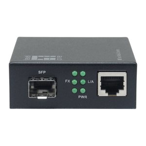 LevelOne Media Konverter RJ45->SFP GE 19" Smart