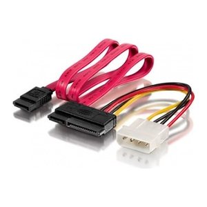 Equip SATA Stromkabel 7-Pin/15-Pin/5.25 0.50m schwarz Polybeutel