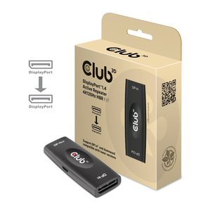 Club3D Repeater DisplayPort 1.4 > DisplayPort 1.4 akt. Bu/Bu retail