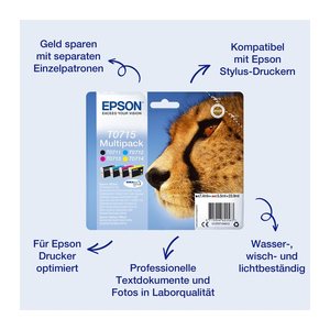 EPSON T0712 (Gepard) cyan Druckerpatrone