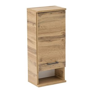 MÖBELPARTNER Bad-Hängeschrank Nora 144940 eiche landhaus 30,3 x 20,5 x 70,8 cm
