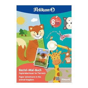Pelikan zum Basteln Tierreich Malbuch, 1 St.